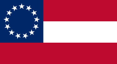 First National Flag - "Stars and Bars". (1861-1863)